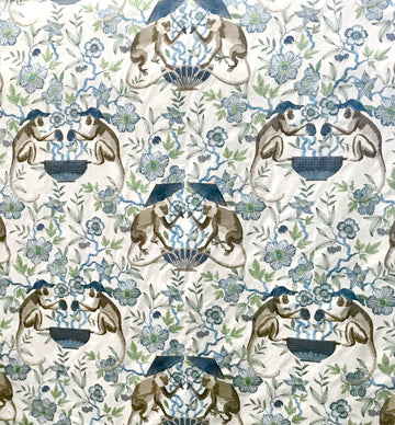 Cheeky Monkey color Island embroidery Pindler