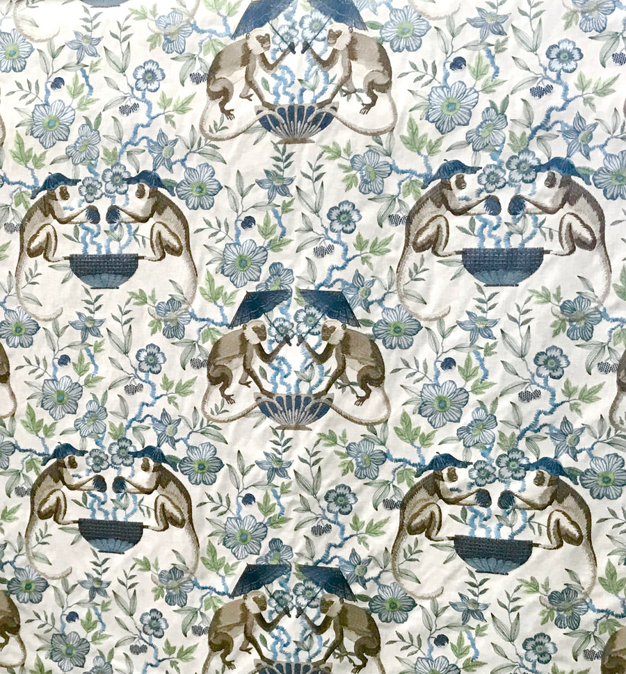Cheeky Monkey color Island embroidery Pindler
