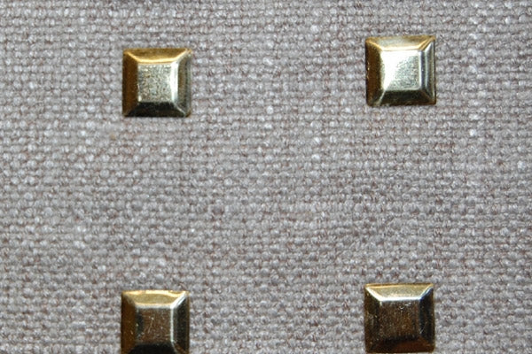 Studded Square Linen Gold