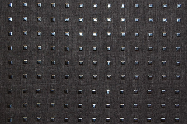 Studded Square Chrome
