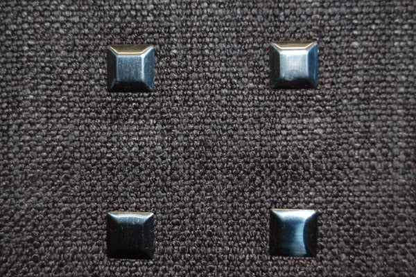 Studded Square Chrome