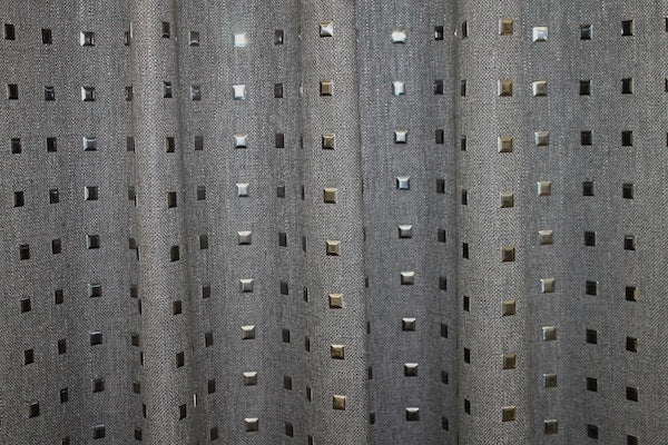Studded Square Chrome