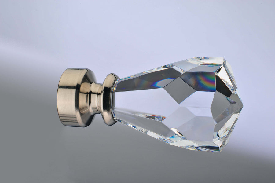 Oval Diamond Finial (Pair)- LFN4